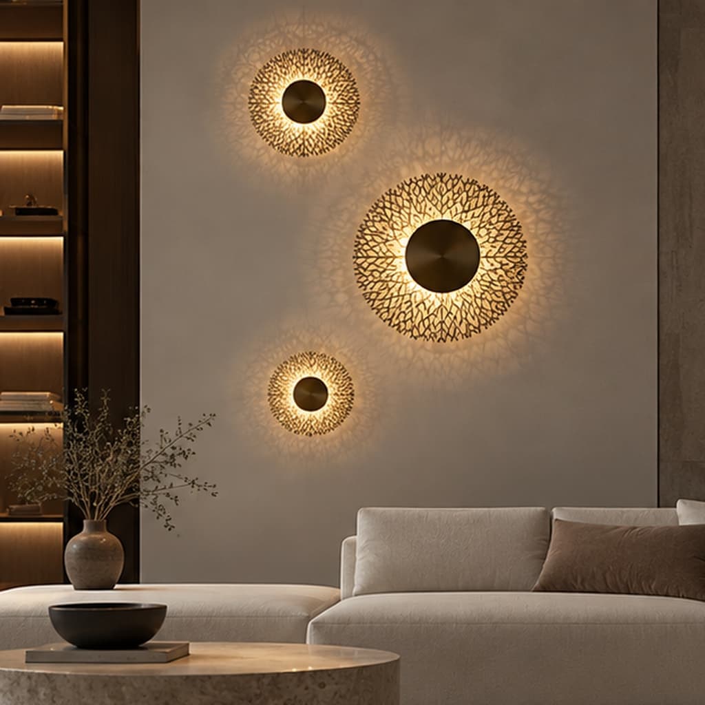 Celeste Textured Disc Wall Sconce