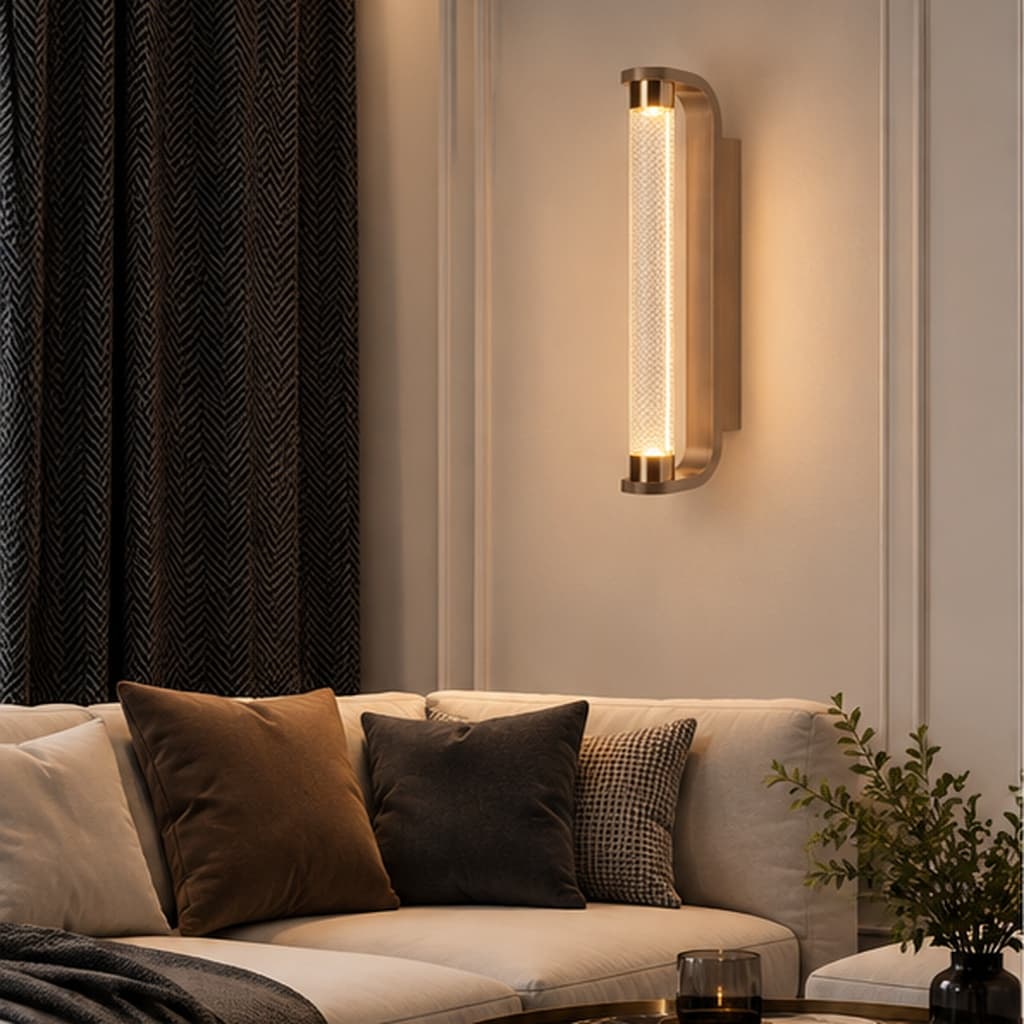 Aura Fluted Glass Sconce