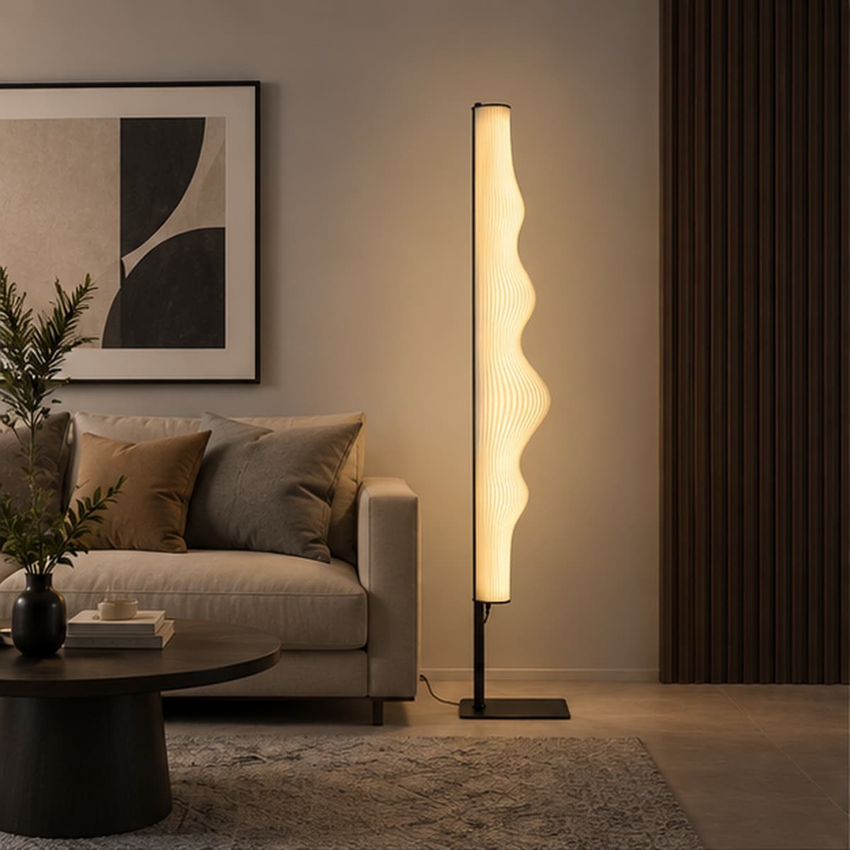Undulating Wavy Floor Lamp