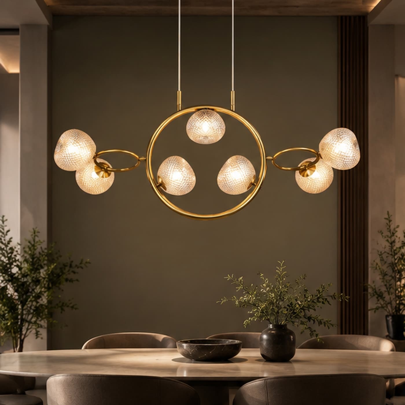 Aethelgard Globe Chandelier