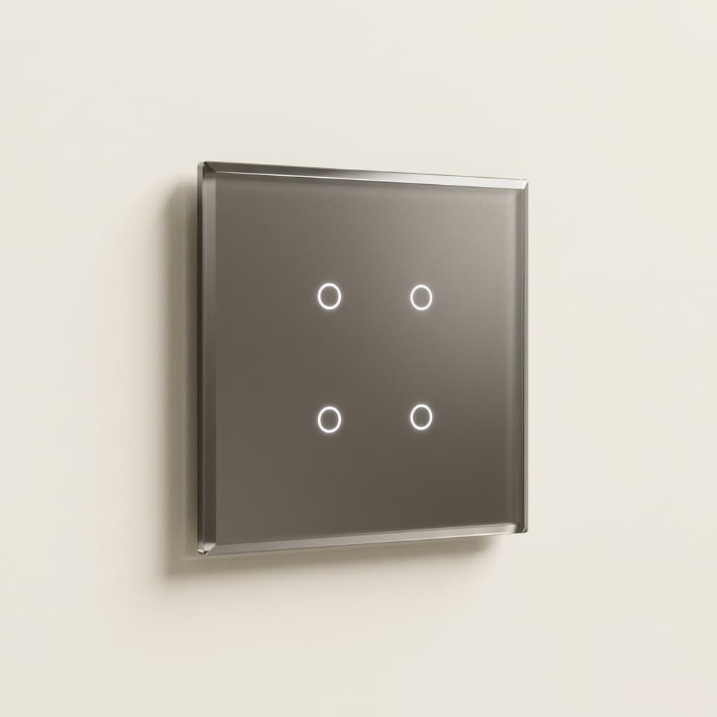 2M Minimalist 4-Gang Smart Touch Switch
