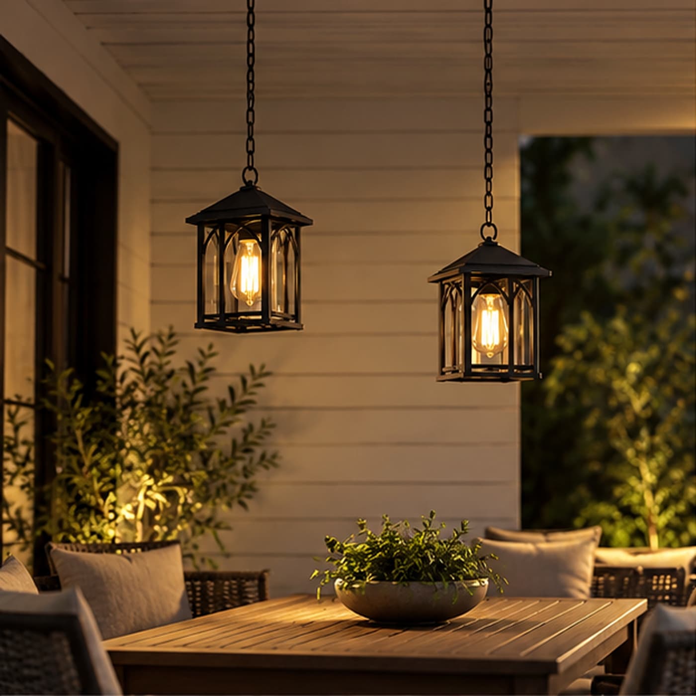 Aethelgard Heritage Glass & Metal Lantern