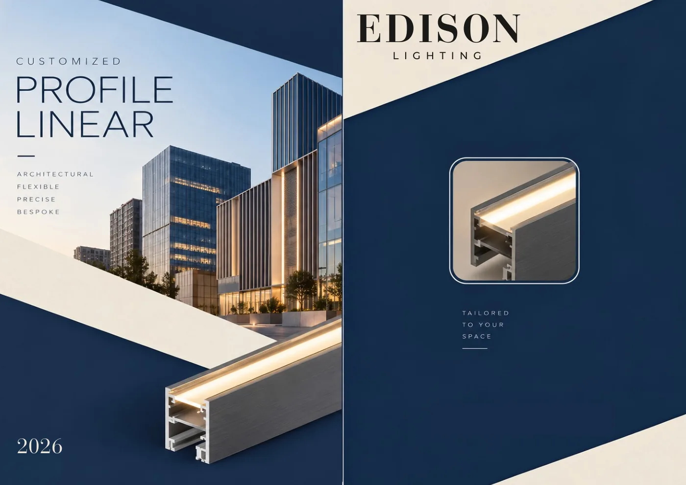 Customised Profile Linear 2026 catalogue cover